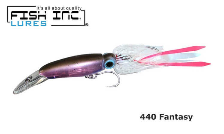 Fish Inc Centre 13 170mm Squid profile lure - Fantasy
