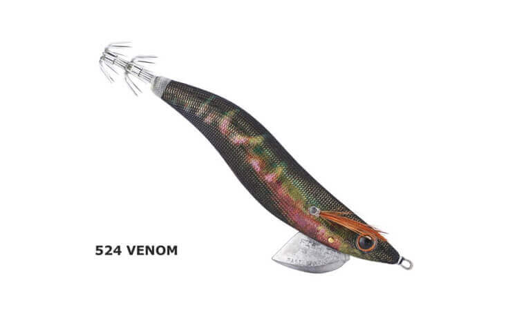 Fish Inc Egilicious Squid Jigs in Venom colours