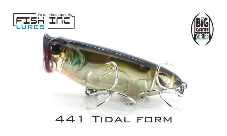 Fish Inc Fly Half 80mm Surface Popper - Tidal Foam