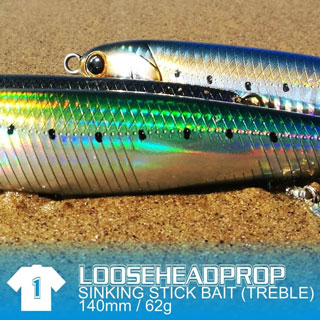 Fish Inc Prop & Tighthead prop 140mm stickbait