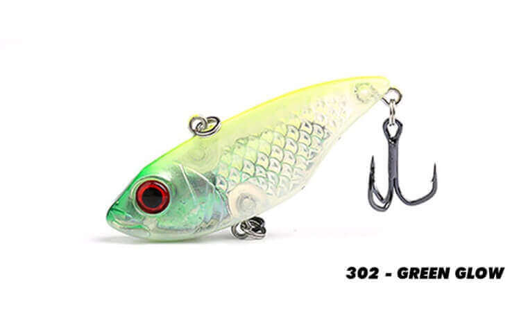 Kingdom 65mm Vibe lure - Green Glow