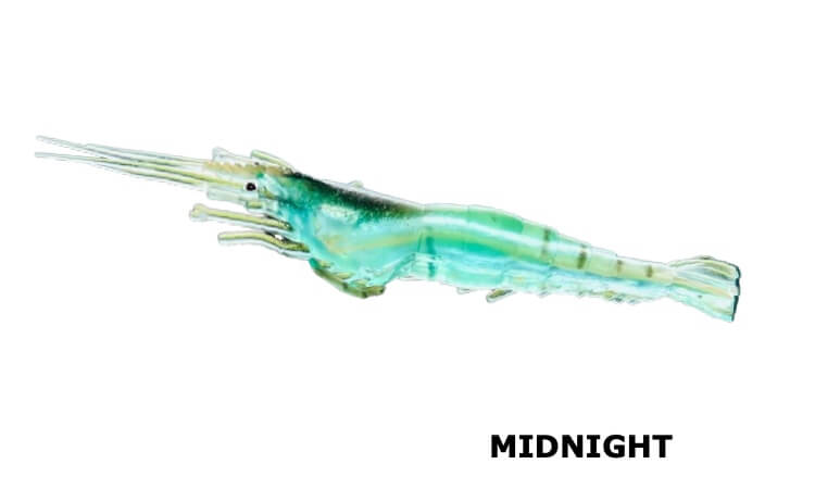 Soft Plastic Shrimp - Midnight