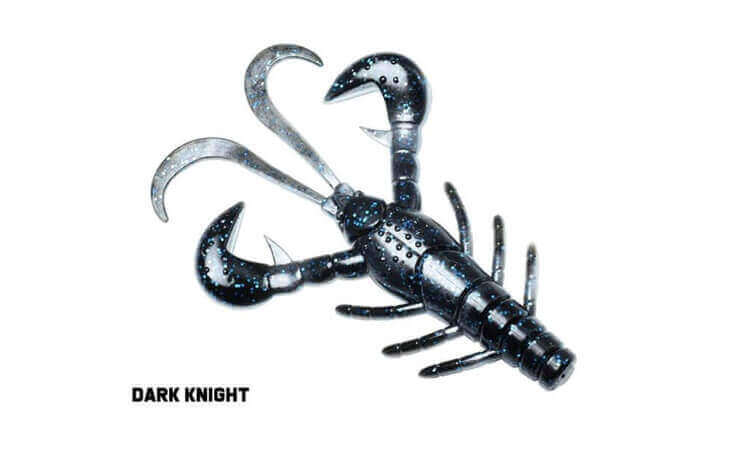Truscend Soft Craw Plastic Crustacean - Dark Knight