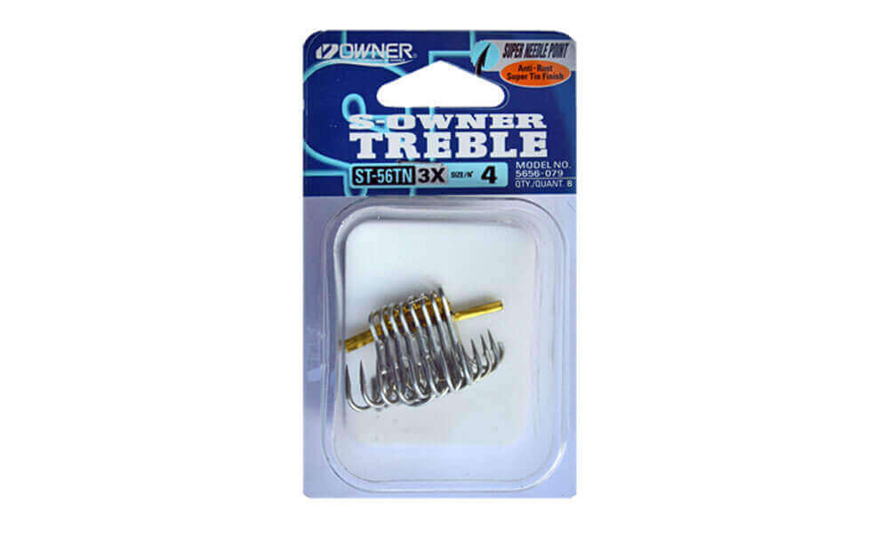 Owner ST56TN #4 Treble Hooks